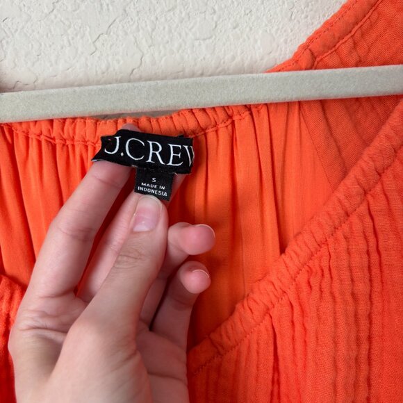 J. Crew V-Neck Midi Dress in Soft Gauze - Picture 4 of 11